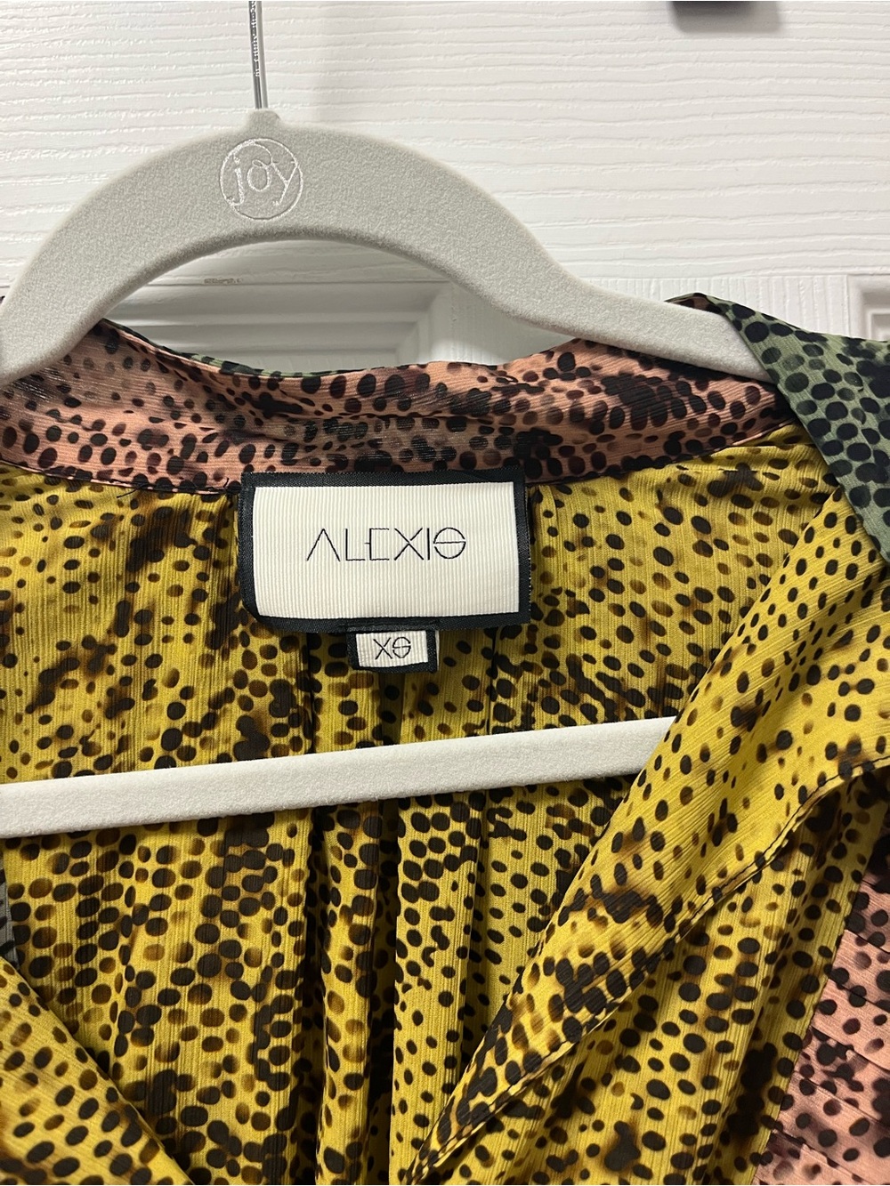 Alexis Multi-Color Printed Ruffled Wrap Dress - Picture 2 of 2